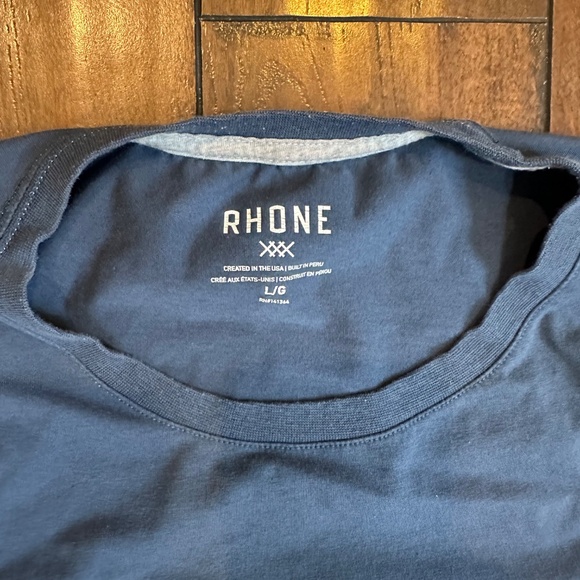 RHONE Navy Blue Short Sleeve Tee - Picture 2 of 4